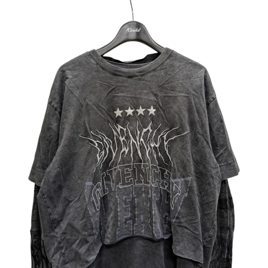GIVENCHY 【値下げ】GIVENCHY Overlapped Embroidered Tee