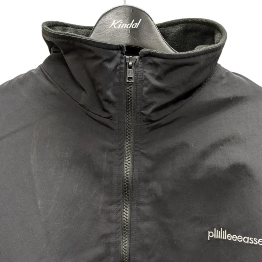 plllllleeeasse ナイロンジャケット PLEASE 【値下げ】plllllleeeasse warm-up jacket ジップジャケット