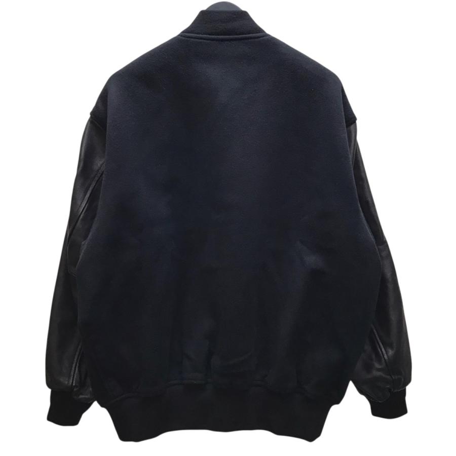 Graphpaper ブラック スタジャン Graphpaper (グラフペーパー) Light Melton Stadium Jacket / ライト