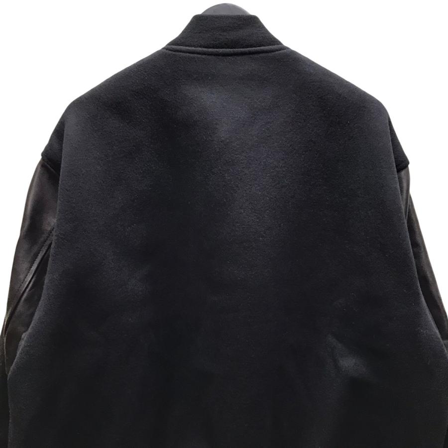 グラフペーパー Graphpaper 23AW Light Melton Stadium Jacket