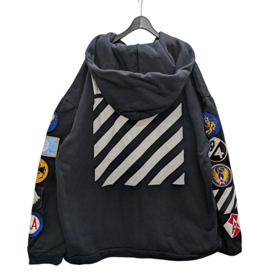 off white オフホワイト OFFWHITE 16AW HOODIE WITH PATCHES ワッペン 