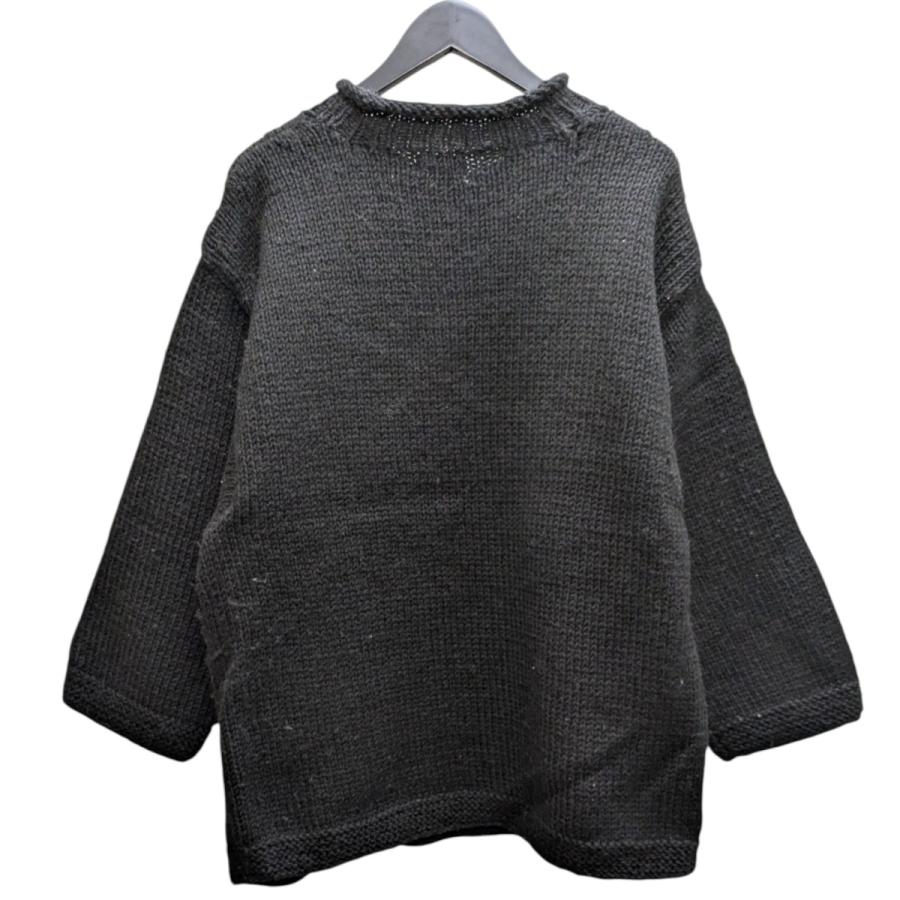 値下げ】mcmachan woolen フラワーモチーフニット ブラック サイズ