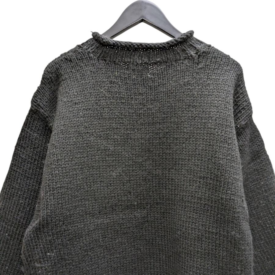 値下げ】mcmachan woolen フラワーモチーフニット ブラック サイズ