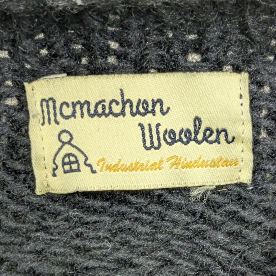 値下げ】mcmachan woolen フラワーモチーフニット ブラック サイズ