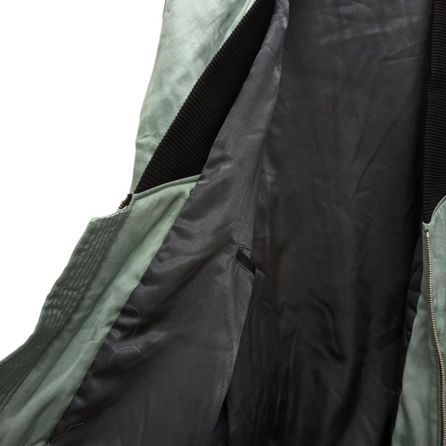 値下げ】ACUOD by CHANU 中綿ジップジャケット グリーン サイズ：Free