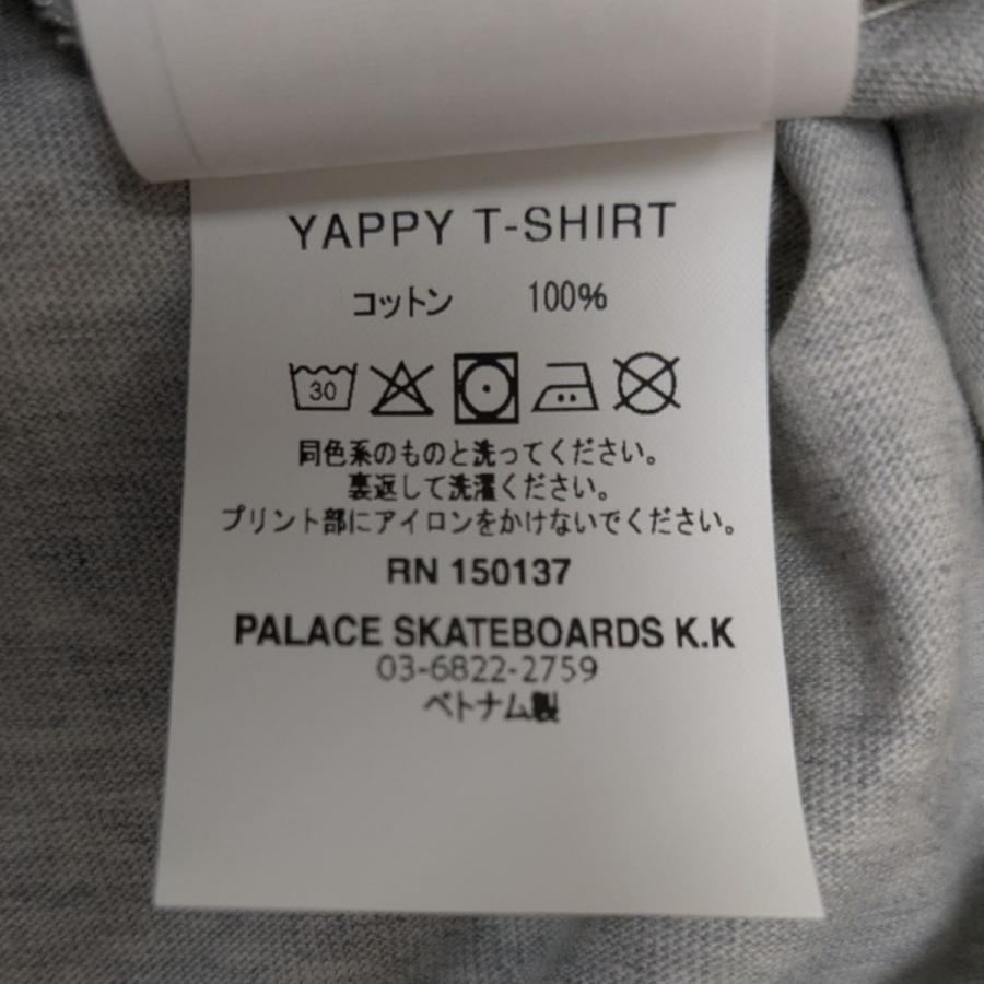 PALACE パレス YAPPY T-SHIRT 半袖Tシャツ グレー サイズ:L PALACE パレス YAPPY T-SHIRT 半袖Tシャツ グレー サイズ:L