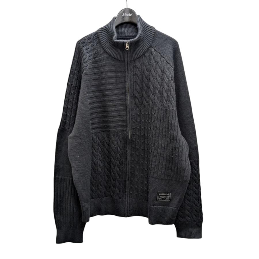 ニット+セーター Palace PATCHWORK ZIP KNIT 25SS L PALACE（パレス） PALACE 25SS PATCHWORK ZIP KNIT ジップニット