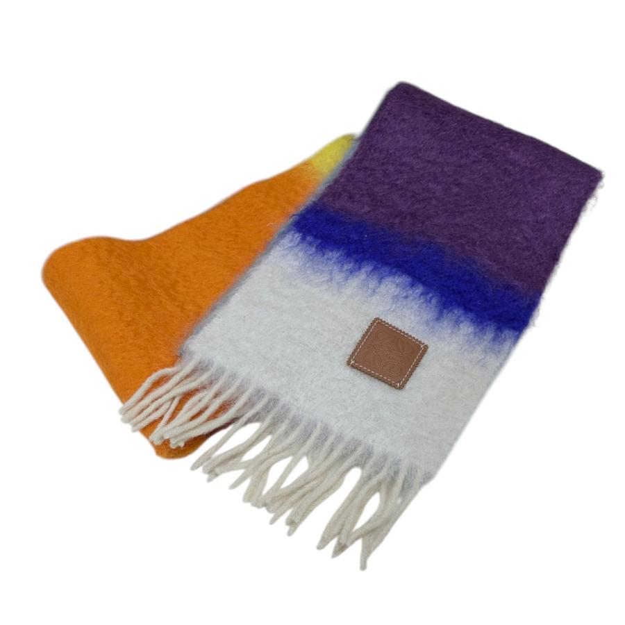 LOEWE マフラー ロゴ LOEWE（ロエベ） ロゴ エンブロイダリーマフラー マルチカラー