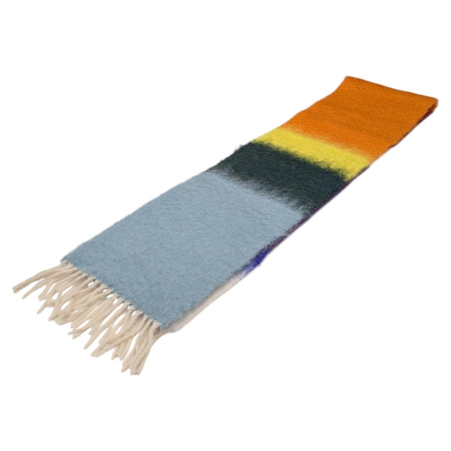 LOEWE マルチカラーマフラー LOEWE（ロエベ） ロゴ エンブロイダリーマフラー マルチカラー