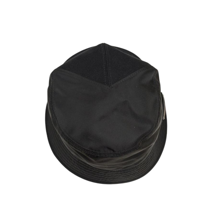 PRADA プラダ RE-NYLON バイザーバケットハット ブラック サイズ PRADA プラダ RE-NYLON バイザーバケットハット ブラック サイズ