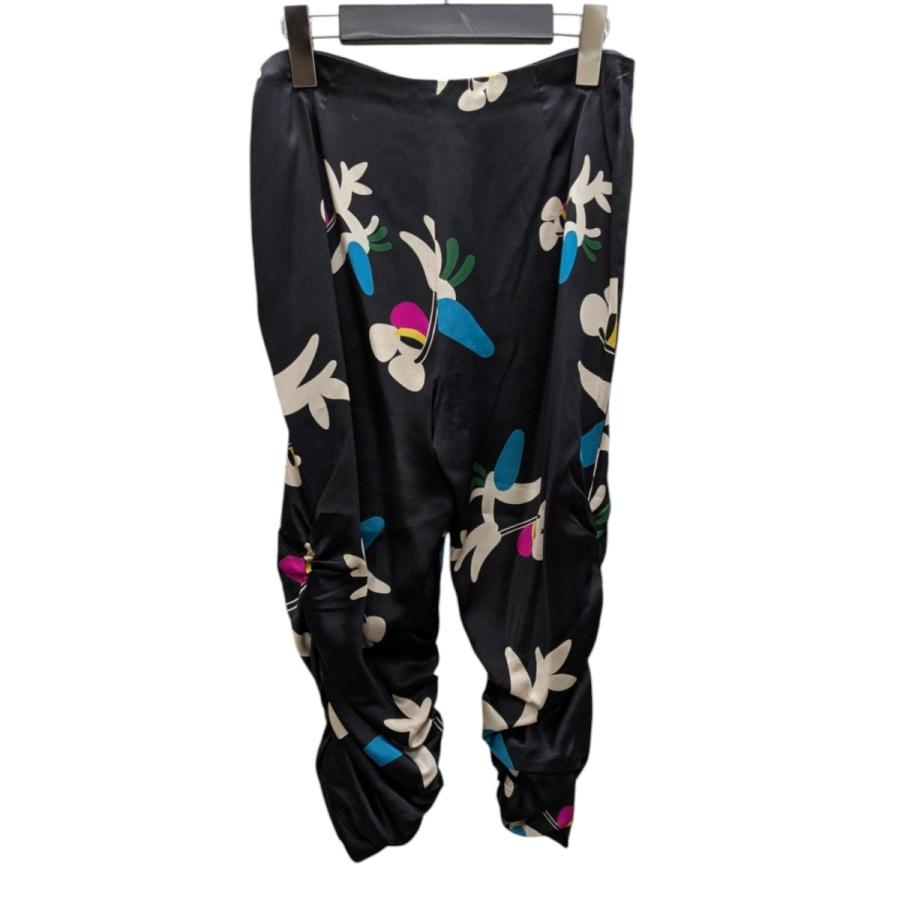 シャネルシルクパンツ CHANEL シャネル シルクパンツ ブラック サイズ：34