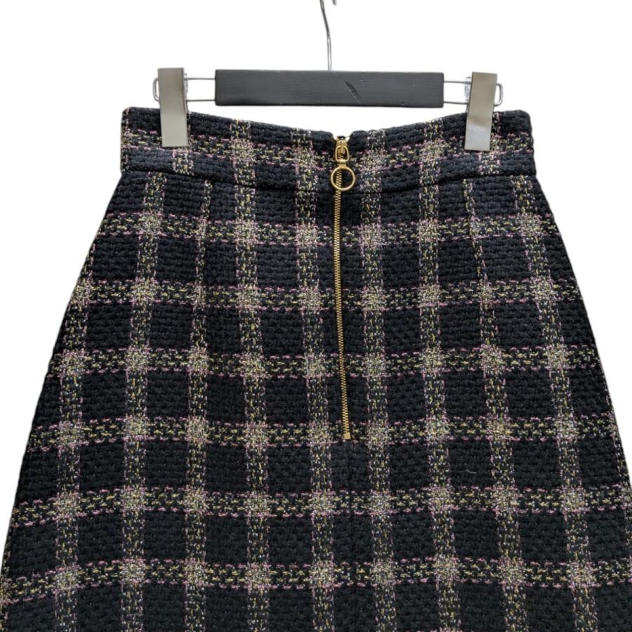 グッチ チェックスカート GUCCI マルチカラーチェックツイードスカート