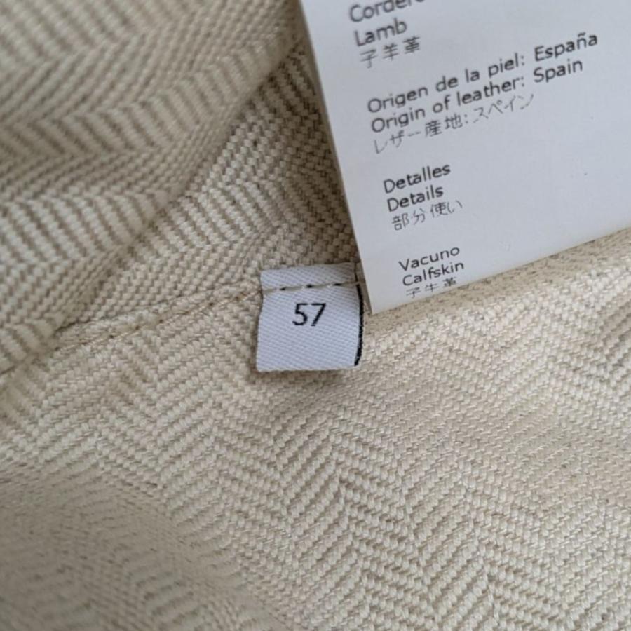 LOEWE（ロエベ） 【値下げ】LOEWE バケットハット ホワイト サイズ：57