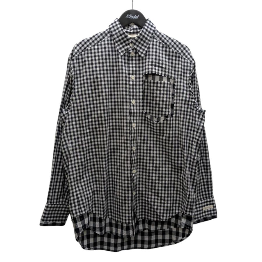 TST 【値下げ】TSTS LAYERED DOUBLE GINGHAM SHIRT ギンガムチェック
