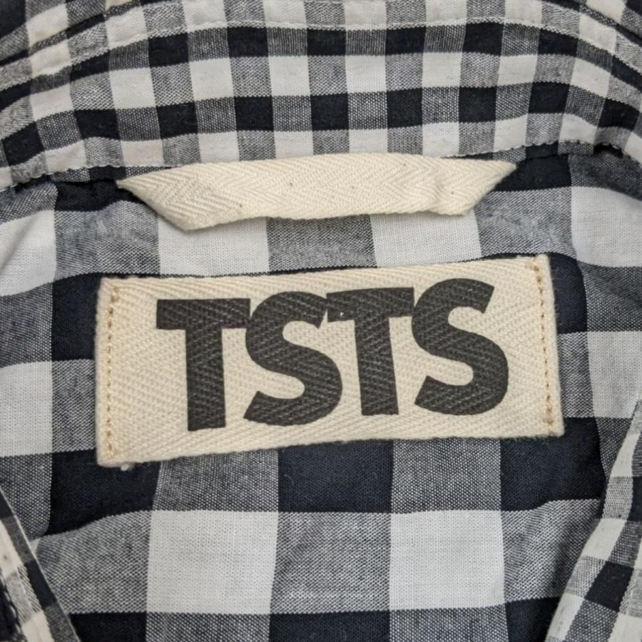 TST 【値下げ】TSTS LAYERED DOUBLE GINGHAM SHIRT ギンガムチェック