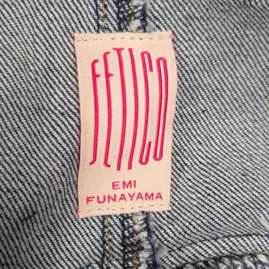 パンツ fetico WASHED SLIT DENIM SKIRT FETICO(フェティコ)のWASHED SLIT DENIM SKIRTの通販｜PALETTE