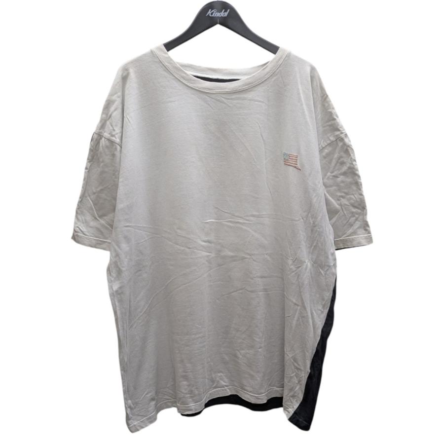 KAPITAL キャピタル ボーンTシャツ ホワイト×ブラック サイズ：FREE 