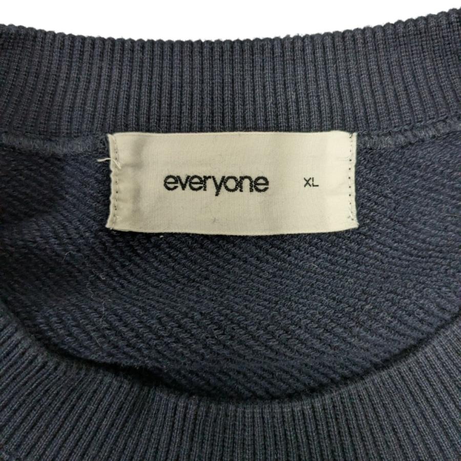 値下げ】everyone クルーネックスウェット ネイビー サイズ：XL (原宿店)