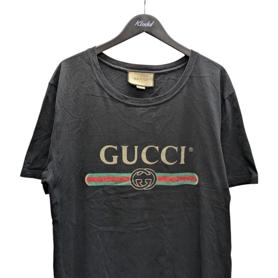 GUCCI（グッチ） 【値下げ】GUCCI ロゴ ウォッシュドオーバーサイズ T 
