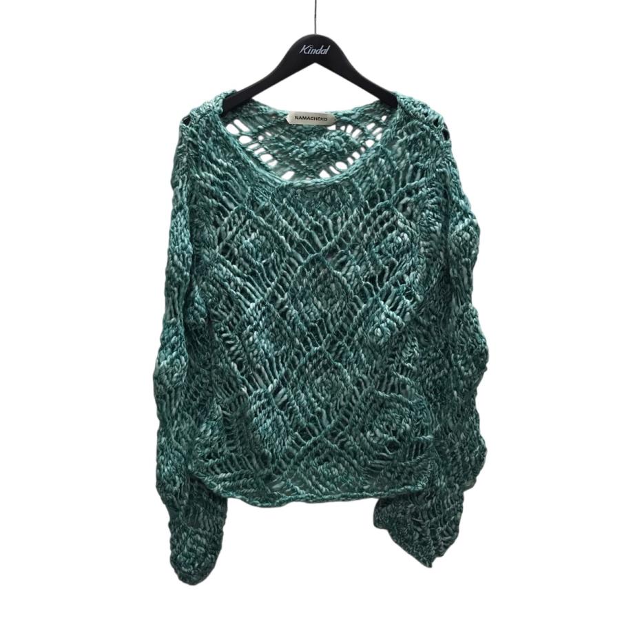 NAMACHEKO ナマチェコ グラフィック クルーネックセーター 20AW