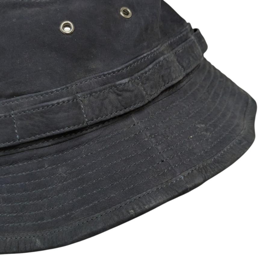 cece 【値下げ】CCU ヌバックレザーバケットハット ネイビー サイズ