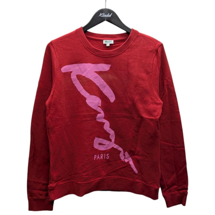 KENZO（ケンゾー） 【値下げ】KENZO フロントロゴプリント クルー 