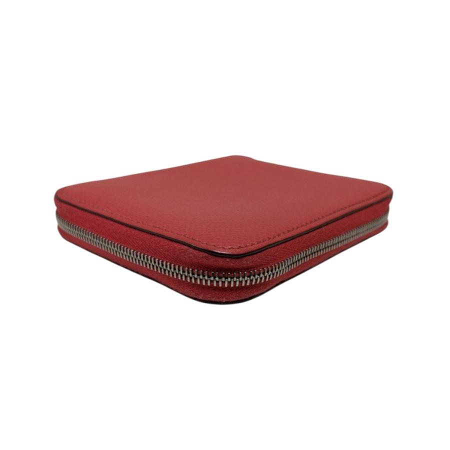 ★美品★エルメス アザップ シルクインコンパクト 折り財布 小銭入れ レッド 赤 HERMES（エルメス） シルクイン アザップ コンパクトウォレット レッド