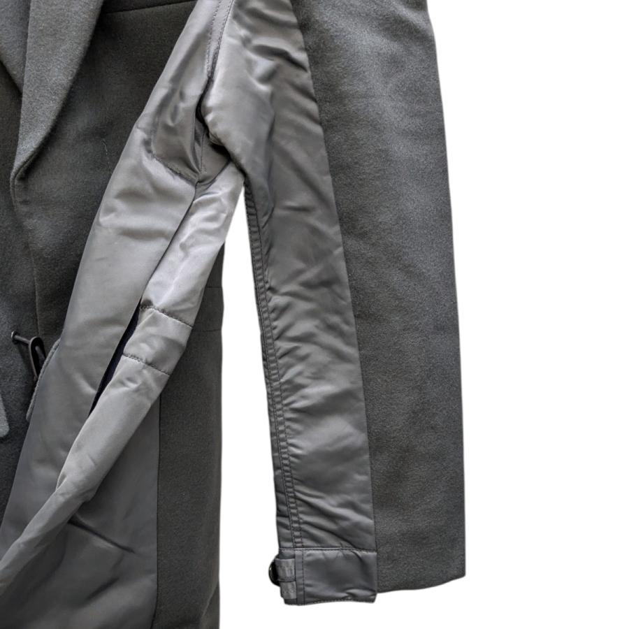 sacai（サカイ） sacai Wool Melton Coat ウールメルトンコート グレー