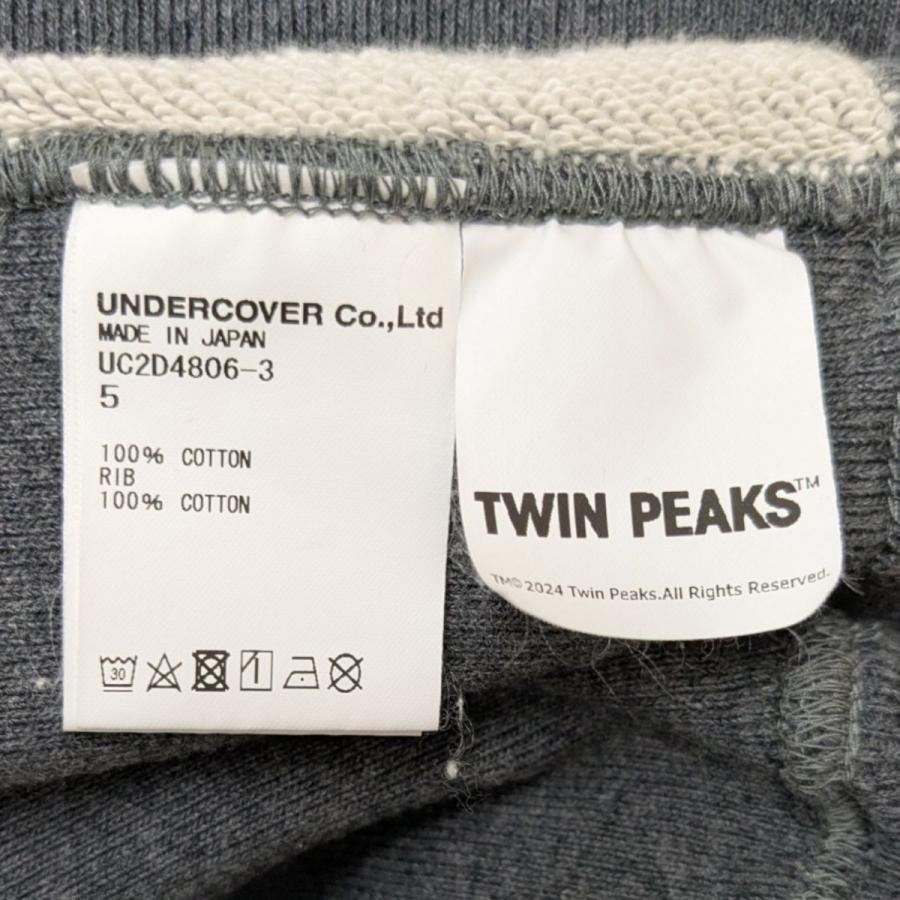 UNDERCOVER × Twin Peaks 24AW スウェット UNDERCOVER アンダーカバー 24AW TWIN PEAKSスウェット グレー