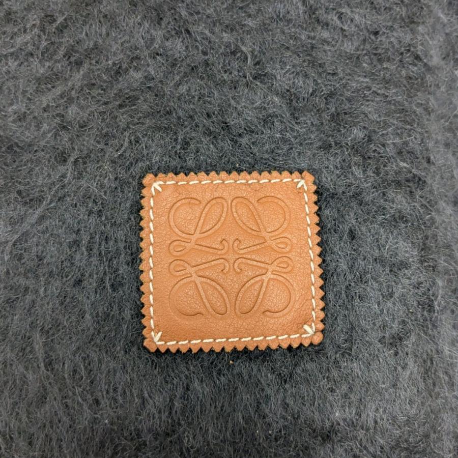 LOEWE（ロエベ） モヘアマフラー ブラック : カインドオルYahoo!店