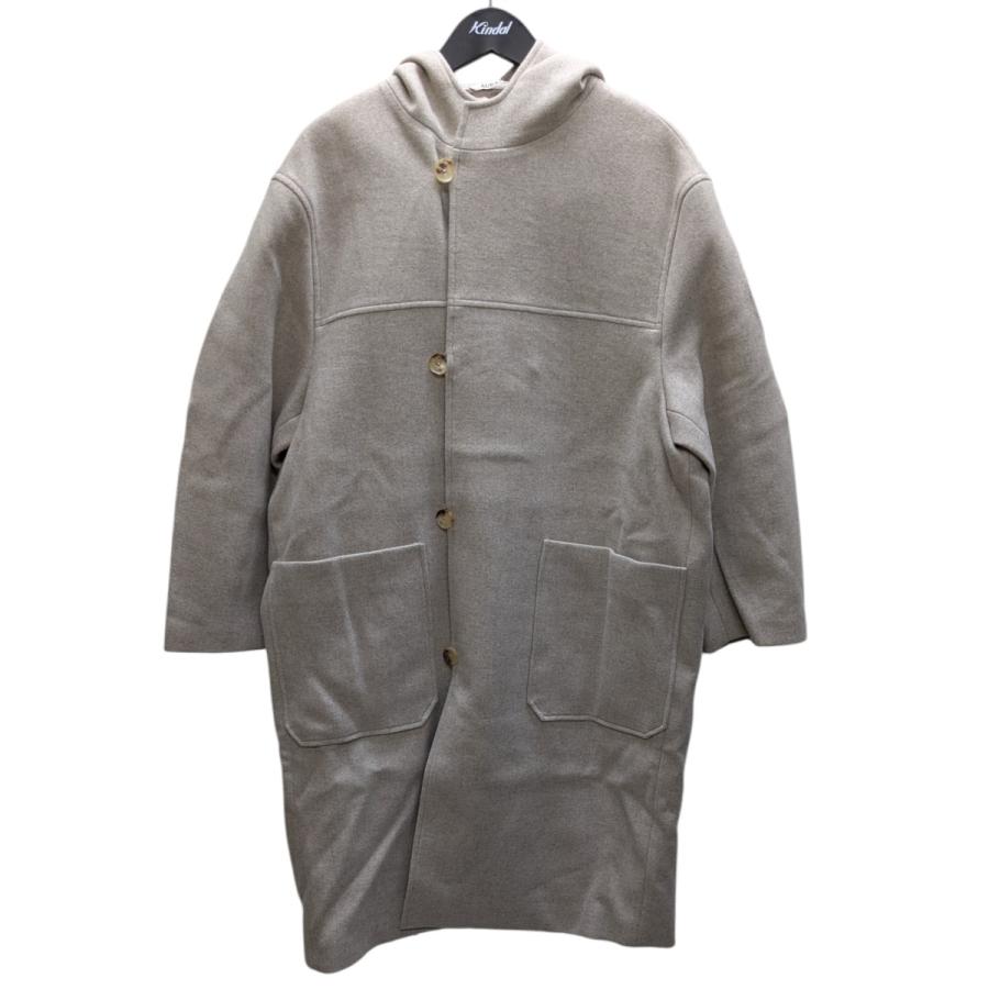 オーラリー　ライトメルトンフーデットコート kink