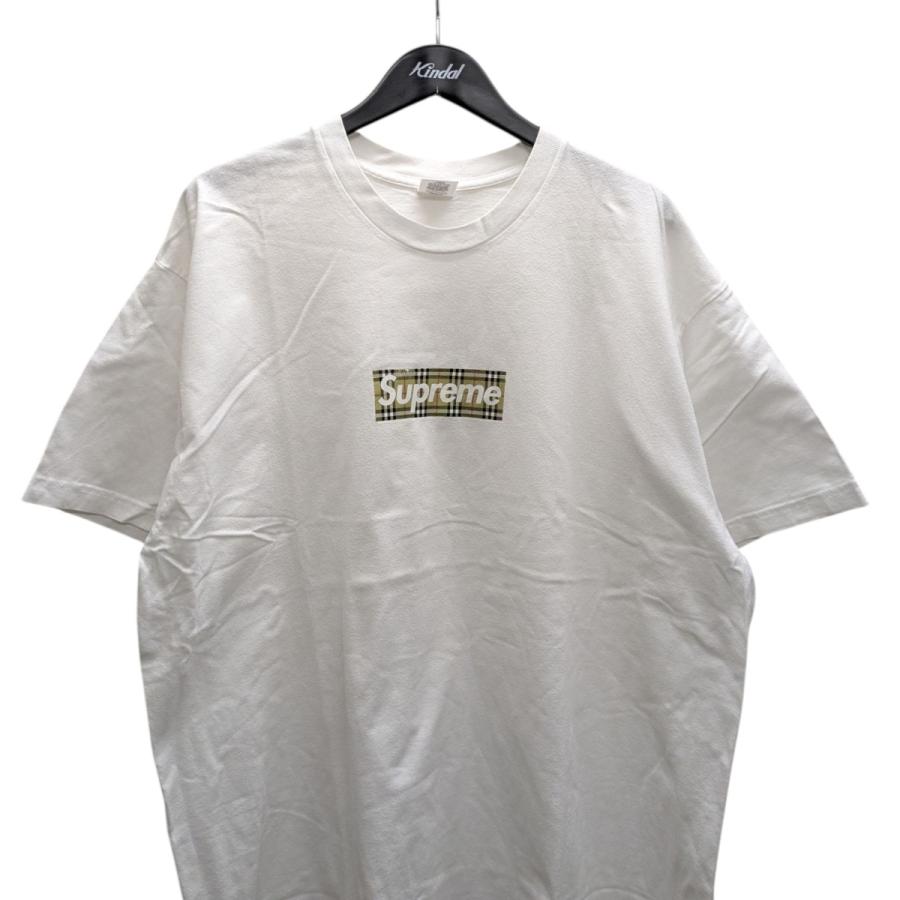 Supreme Burberry Tシャツ Sサイズ Supreme（シュプリーム） 【値下げ】Supreme×BURBERRY Box Logo Tee