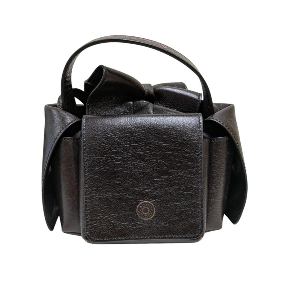 Acne Studios ブラウン ミニショルダー 多ポケットデザイン Acne Studios マルチポケット ショルダーバッグ ミニ | ブラウン