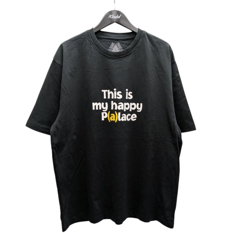 PALACE（パレス） PALACE HAPPY PALACE T-SHIRT ロゴTシャツ ブラック