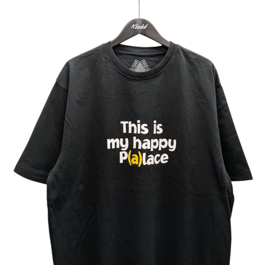 PALACE（パレス） PALACE HAPPY PALACE T-SHIRT ロゴTシャツ ブラック