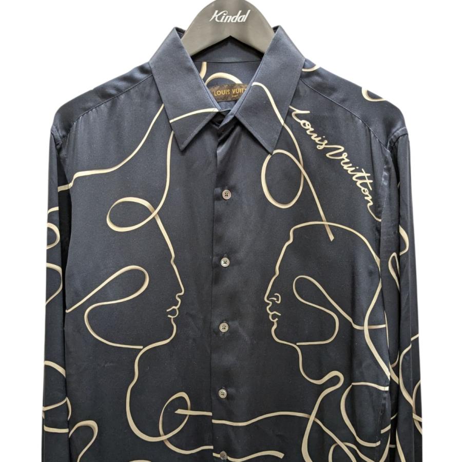 FRAGMENT LOUIS VUITTON フラグメント シルクシャツ LOUIS VUITTON（ルイ・ヴィトン） 【値下げ】LOUIS VUITTON×FRAGMENT