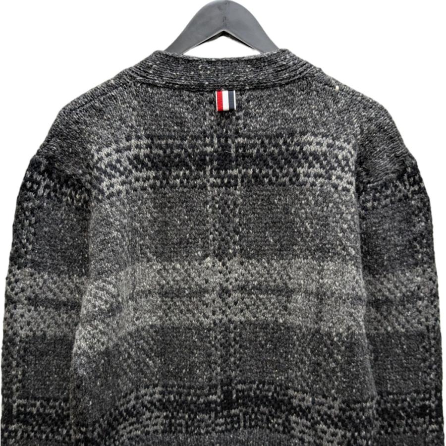 【値下不可】THOM BROWNE ケーブルニットカーディガン Thom Browne ケーブルニット カーディガン | グレー | FARFETCH JP
