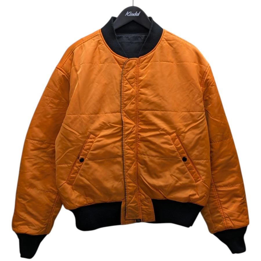 supreme シュプリーム　ボンバージャケット　ma1 Supreme (シュプリーム) ×Schott レザー MA-1ボンバージャケット