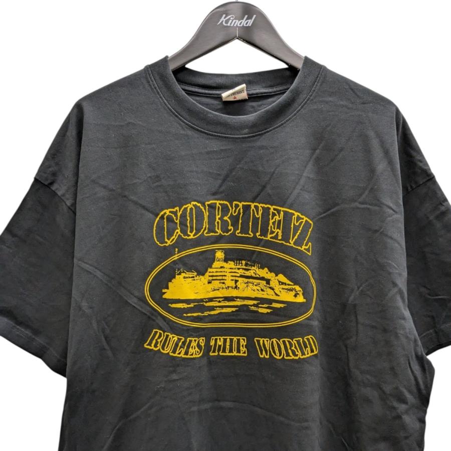 コーテイズ Corteiz プリントTシャツ ブラック サイズ：XL