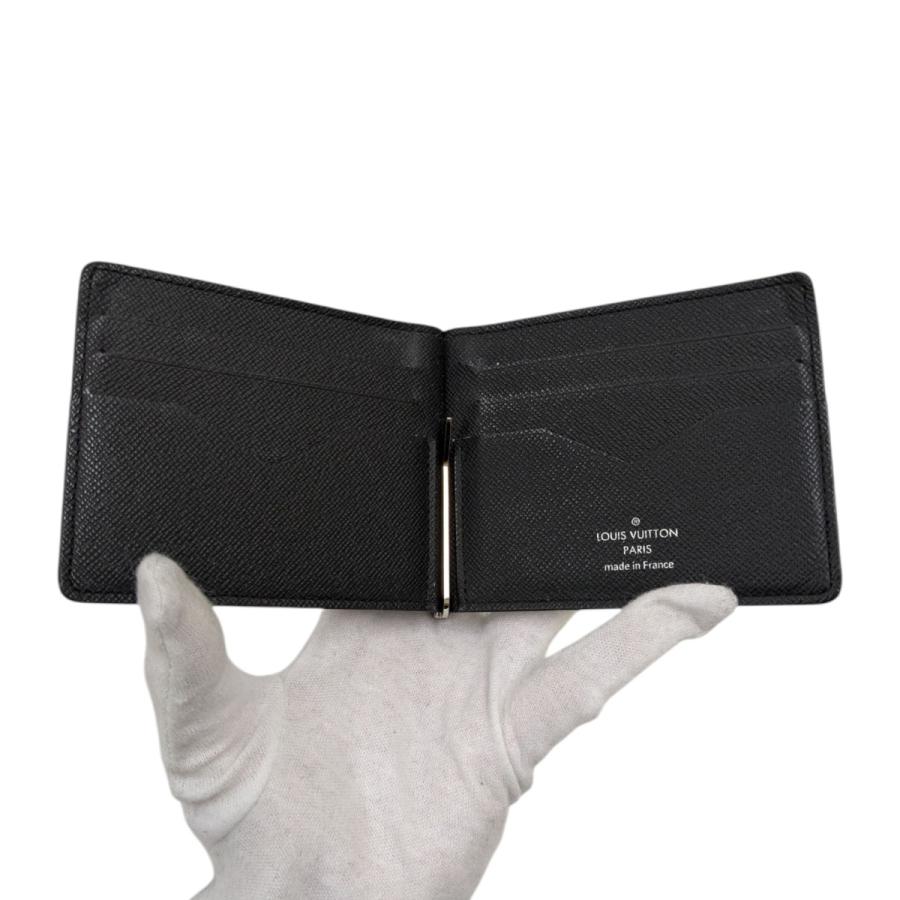 LOUIS VUITTON ブラック マネークリップ LOUIS VUITTON ルイヴィトン マネークリップ ブラック