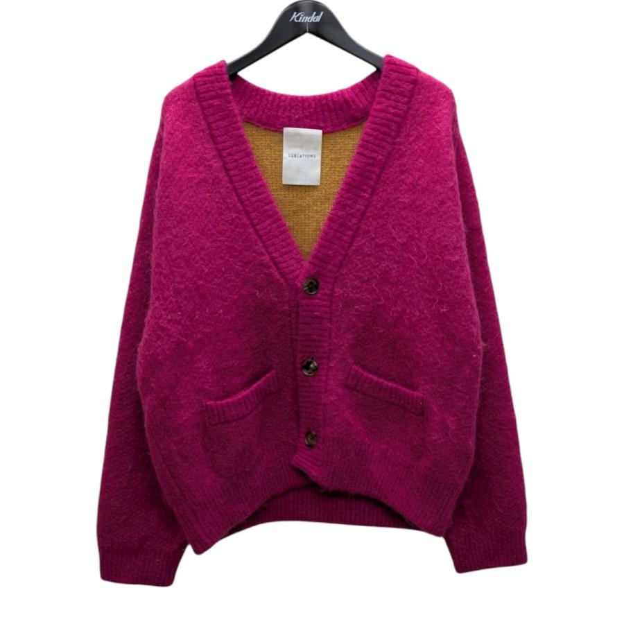 サブレーション SUBLATIONS LOW SILHOUETTE MOHAIR CARDIGAN ．07 