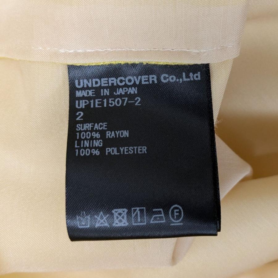 UNDERCOVER 25ss レーヨンイージーパンツ UNDERCOVER アンダーカバー 25SS イージーパンツ イエロー