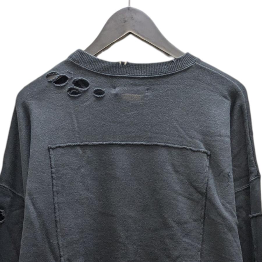 シュタイン ssstein 24AW Oversized Rebuild Sweat LS ダメージ加工