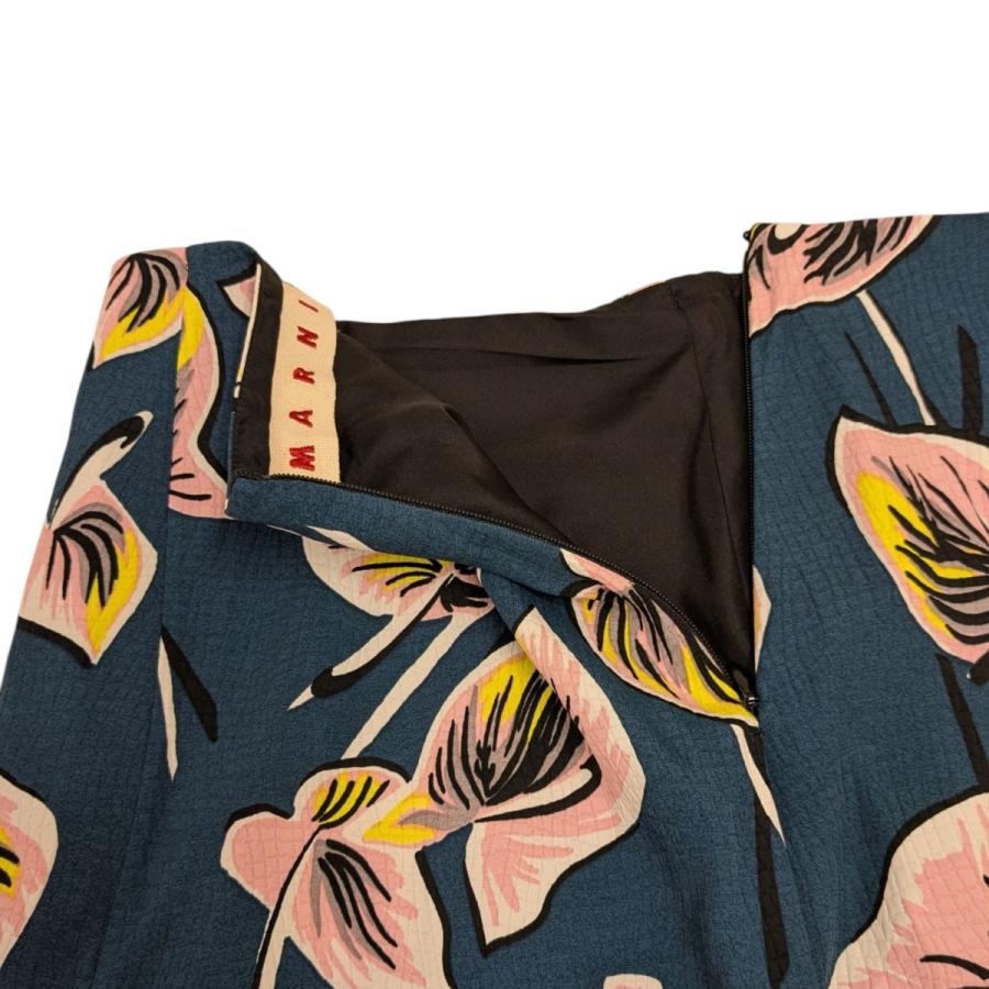 MARNI（マルニ） 【値下げ】MARNI 花柄スカート ブルー サイズ：40