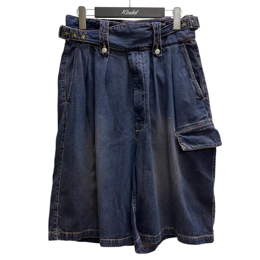 サブレーション SUBLATIONS DENIM GURKHA CARGO SHORT PANTS