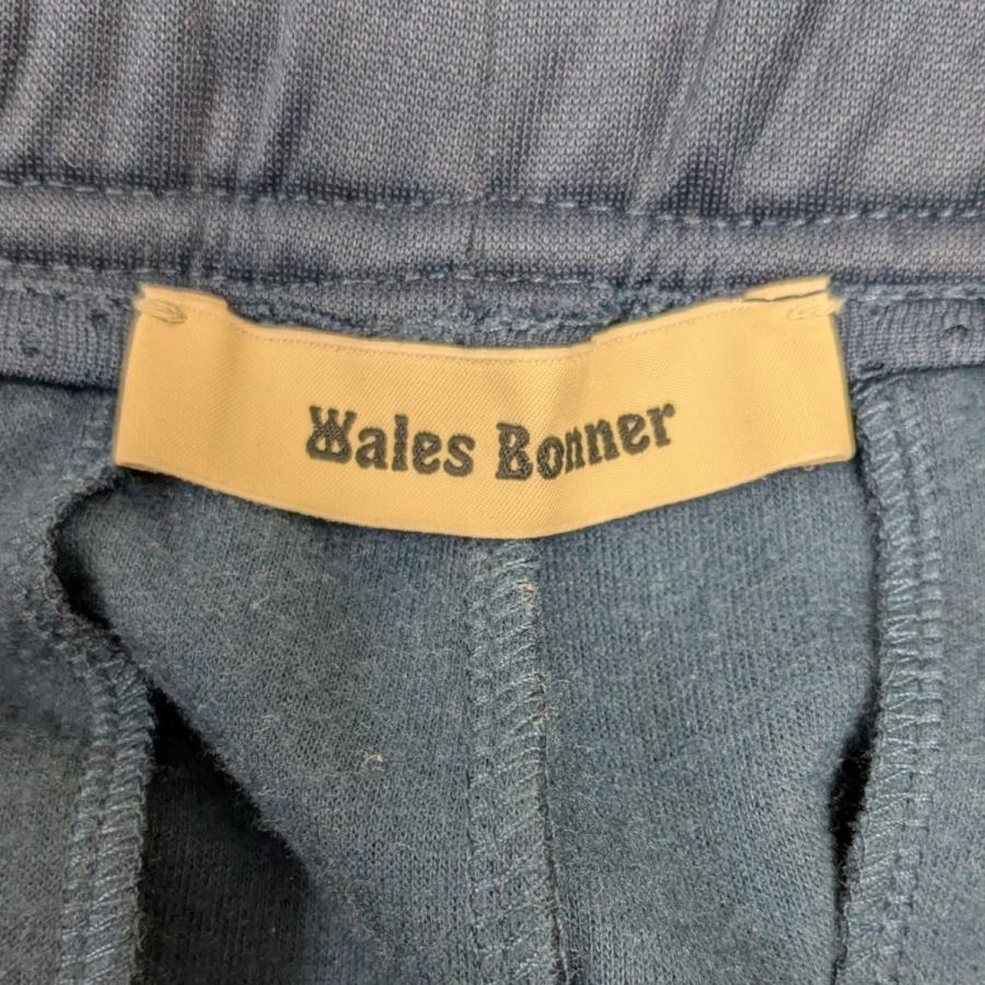 値下げ】WALES BONNER ジャージパンツ ネイビー×ホワイト サイズ：L