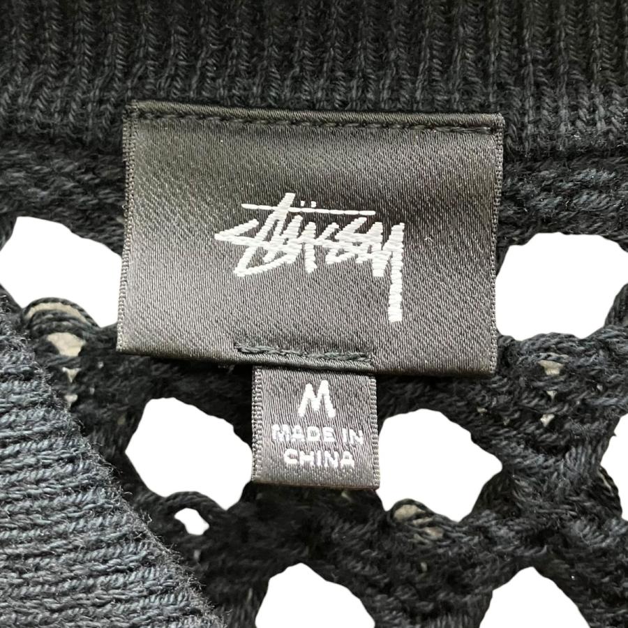 STUSSY（ステューシー） stussy BIG MESH POLO SWEATER メッシュ
