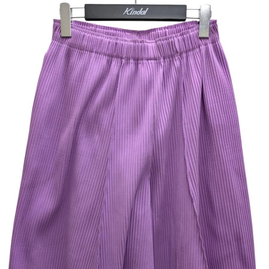 me ISSEY MIYAKE 【値下げ】ISSEY Fine Knit Pleats Wide Pants