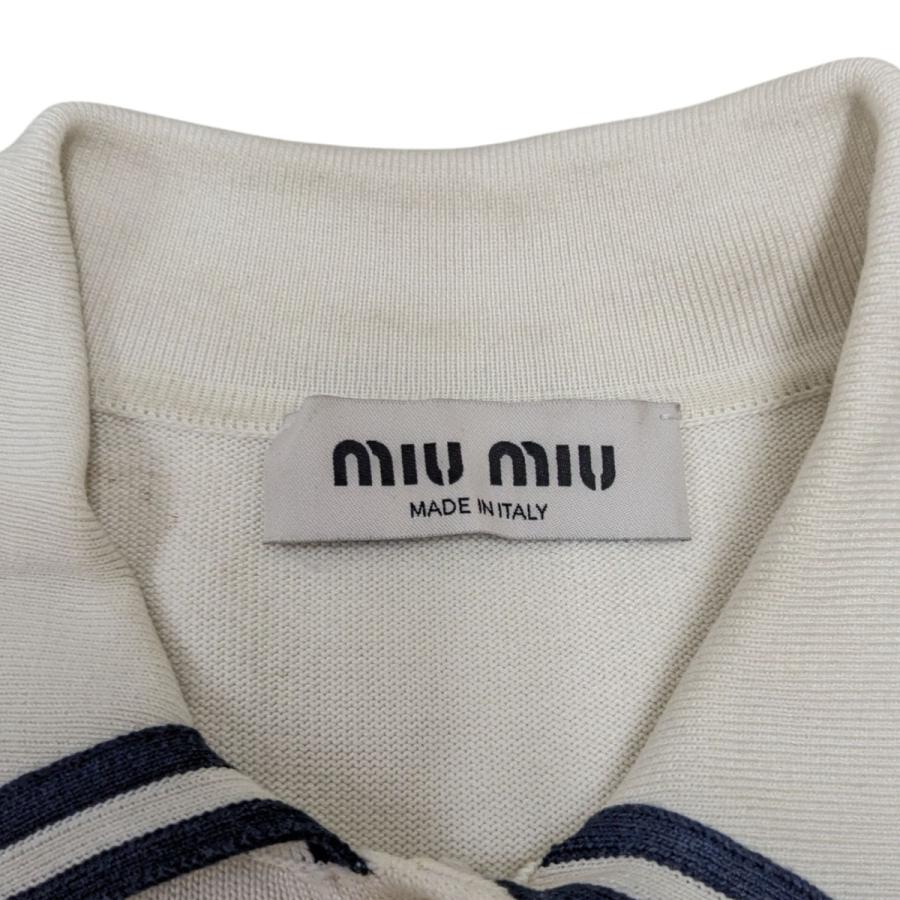 miu miu（ミュウミュウ） 【値下げ】MIU MIU 25AW ニットポロシャツ