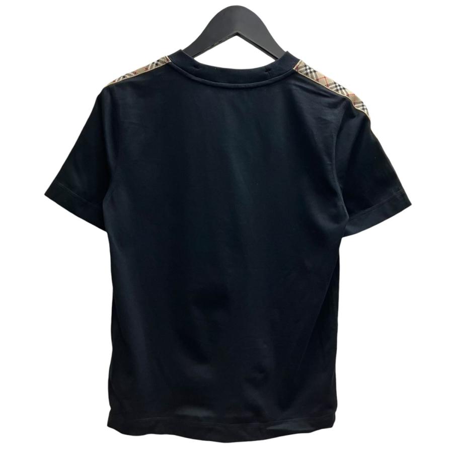 【新作】バーバリー　ロゴTシャツ　ブラック　14 BURBERRY (バーバリー) ビッグEKDプリント クルーネック 半袖 Tシャツ